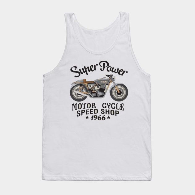 Motor super power Tank Top by FunnyHedgehog